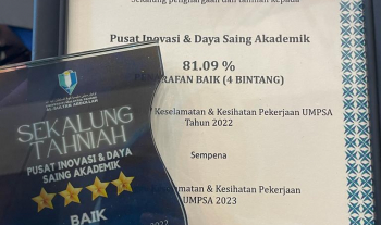 PIDA Terima 4 Bintang Audit Penarafan KKP UMPSA 2022